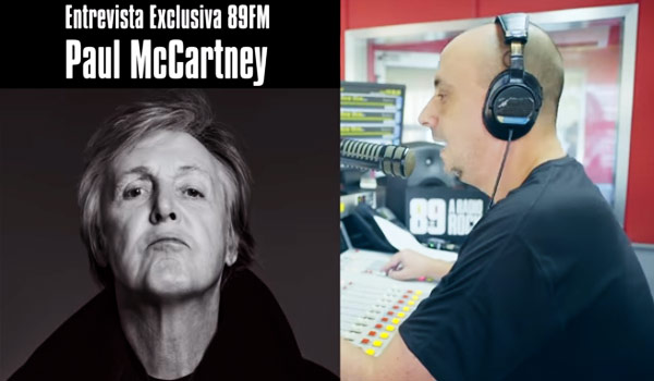 Exclusivo! Antes do show, Paul McCartney liga para locutor da 89