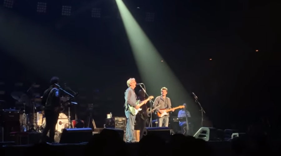 Vídeo: Eric Clapton e John Mayer tocam juntos clássico “Cocaine”