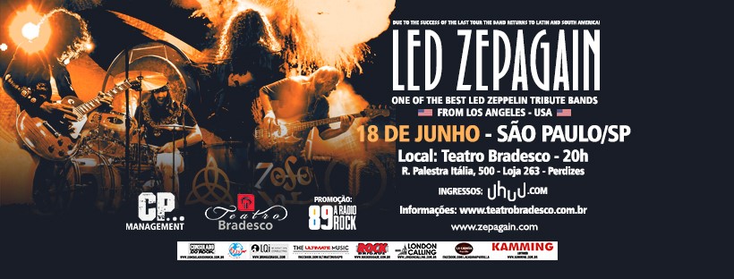 Led Zepagain se apresenta em SP