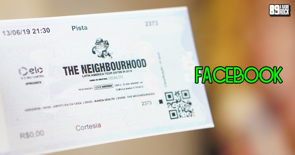 Ingressos The Neighbourhood via Facebook