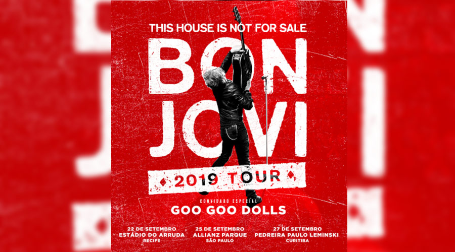 Bon Jovi confirma shows em SP, Recife e Curitiba