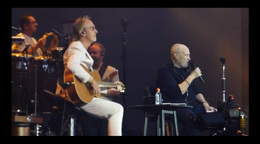 Phil Collins e Mike Rutherford, do Genesis, tocam juntos pela primeira vez em 12 anos