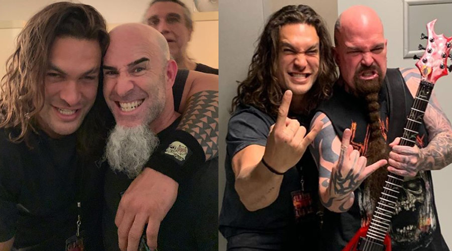 Aquaman realiza “sonho de infância” ao encontrar Slayer e Anthrax