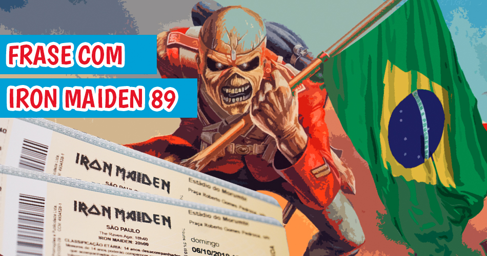 Ingressos show do Iron Maiden via Facebook