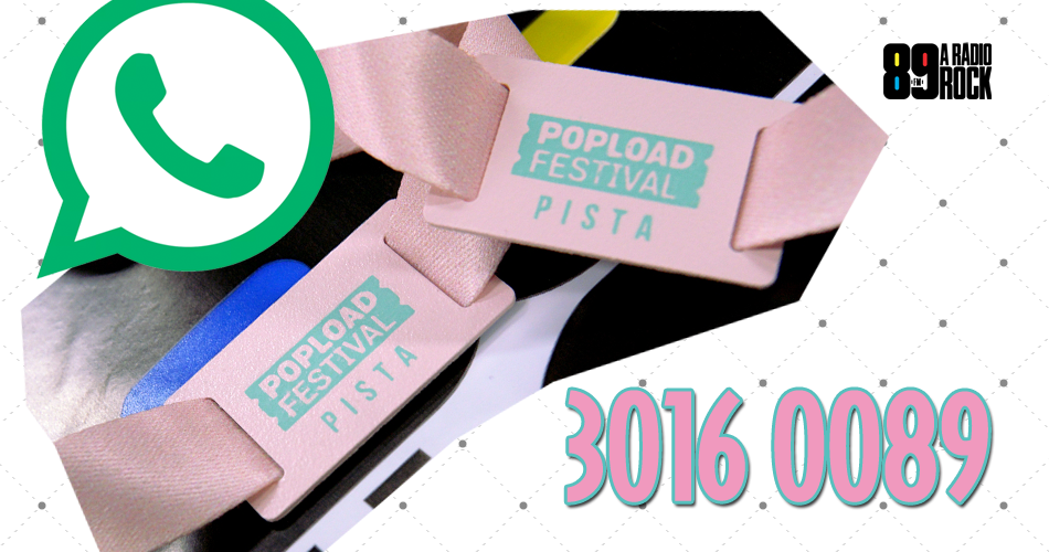 Ingressos Popload Festival via WhatsApp