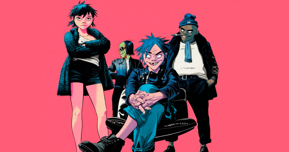 Londres: Gorillaz anuncia show gratuito para trabalhadores da saúde e seus familiares