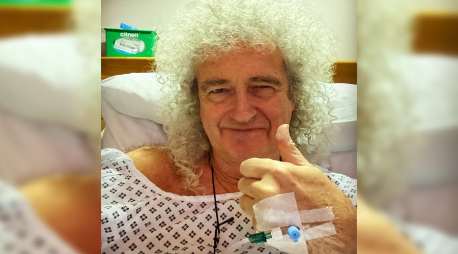 Brian May, do Queen, passa por cirurgia e recupera-se bem