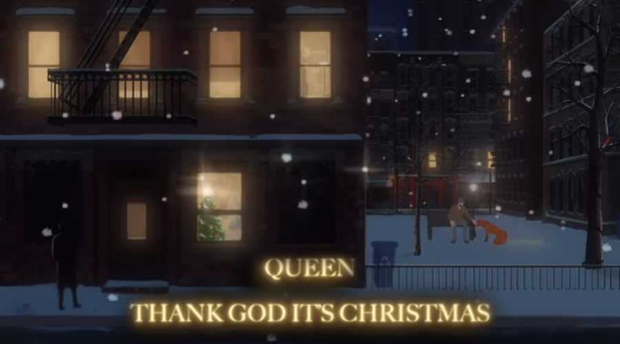 Queen lança animação de natal para “Thank God It’s Christmas”