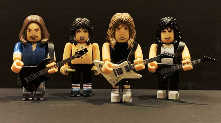 Série de miniaturas colecionáveis do Metallica traz a formação de “Master Of Puppets”