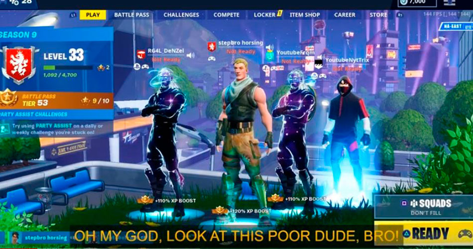 Fortnite se une à Samsung para combater o Cyberbullying