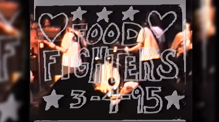 Vídeo restaurado de 1995 mostra um dos primeiros shows do Foo Fighters