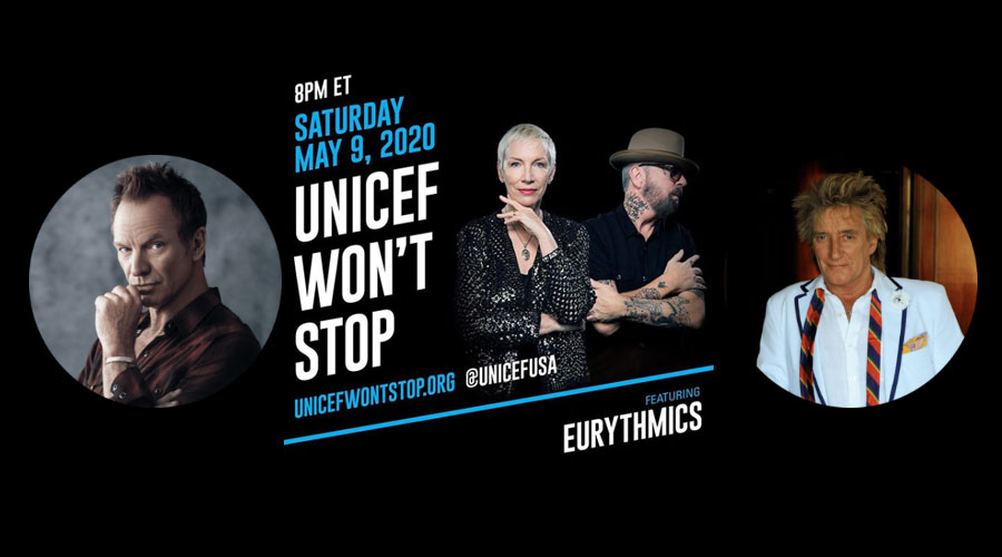 Eurythmics se reúne para live beneficente com Sting e Rod Stewart