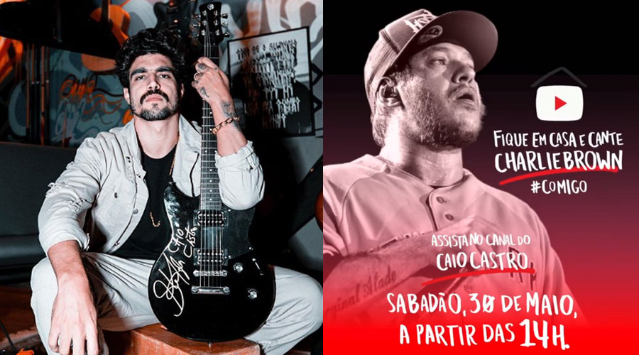 Caio Castro comanda live do Charlie Brown Jr. neste sábado