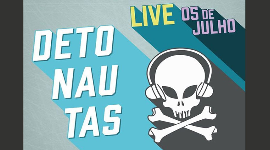 Detonautas faz live no YouTube neste domingo