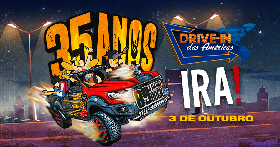 Ira! comanda show de 35 anos da 89 em formato Drive-In