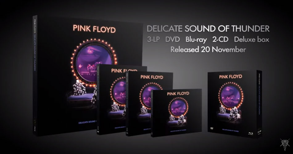 Pink Floyd anuncia relançamento especial de “Delicate Sound of Thunder”