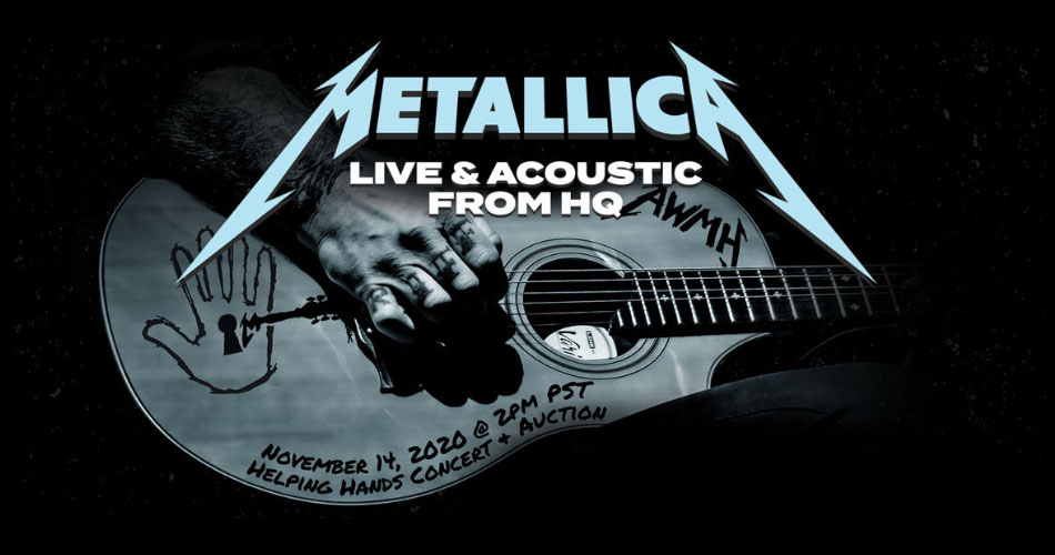 Metallica anuncia show acústico em formato pay-per-view