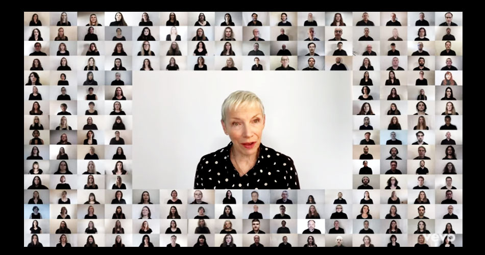 Annie Lennox, do Eurythmics, faz apresentação on-line acompanhada de coral