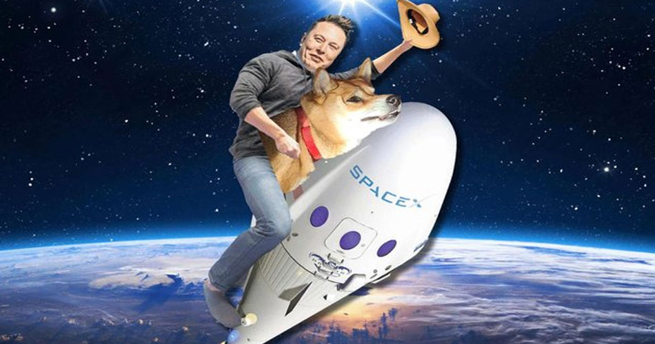 Elon Musk faz piada sobre Dogecoin na TV e prepara missão espacial da criptomoeda