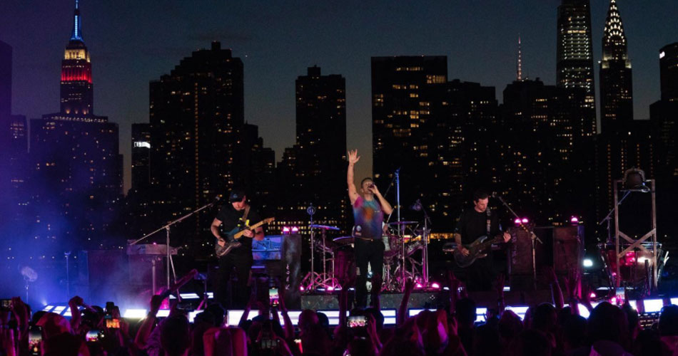 Nova York celebra renascimento com shows gratuitos do Coldplay