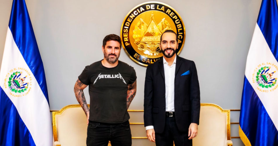 Presidente de El Salvador prevê camisetas de rock em encontros de líderes mundiais