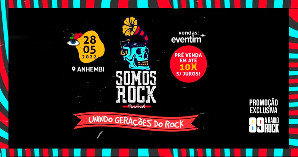 Somos Rock Festival 2022 está com pré-venda aberta de ingressos