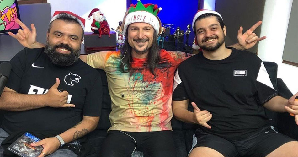 Rafael Bittencourt, do Angra, lança podcast AMPLIFICA nos Estúdios Flow