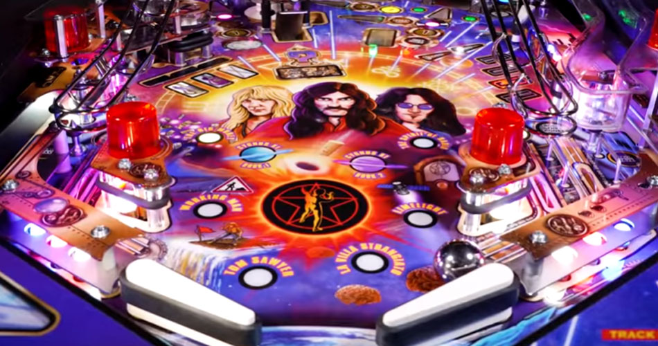 Máquinas de Pinball do Rush ganham vídeo de divulgação