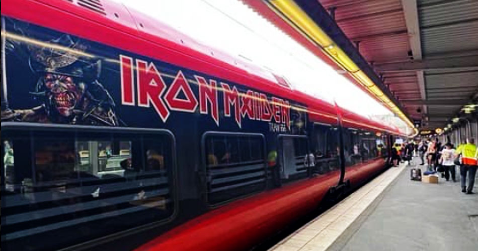 Suécia oferece “Trem 666 do Iron Maiden” para levar fãs ao show da banda