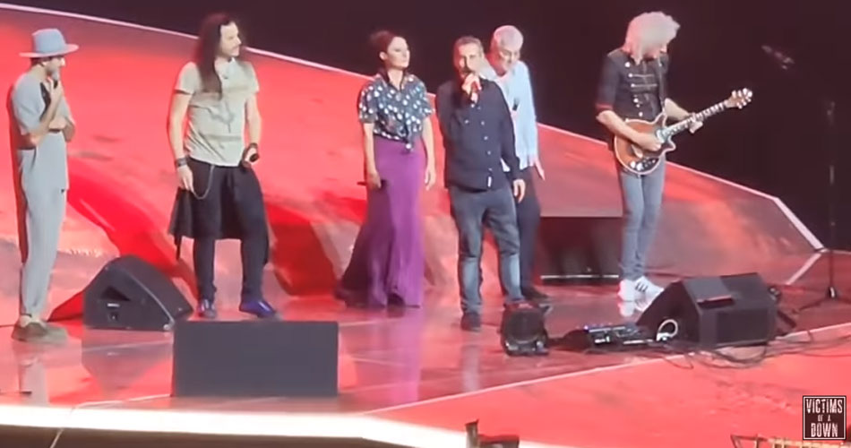 Brian May e Serj Tankian tocam clássico do Queen com grandes nomes da música