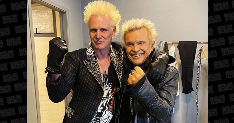 Gigantes juntos: Billy Idol e Supla finalmente se encontram