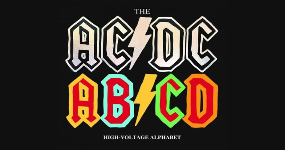 AC/DC inspira novo livro de alfabetização infantil