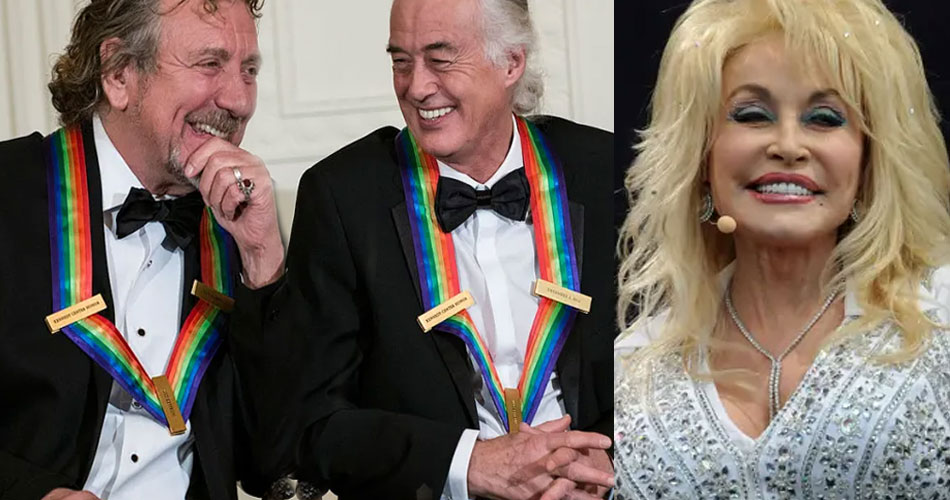 Dolly Parton quer regravar “Stairway to Heaven” com Robert Plant e Jimmy Page