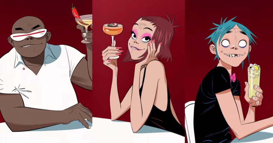 Gorillaz lança vodca e disponibiliza receitas de coquetéis