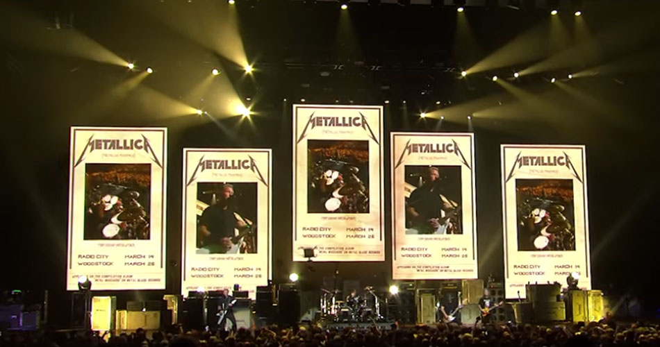 Veja clipe ao vivo do Metallica tocando “Blitzkrieg”