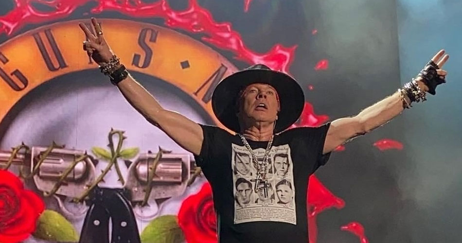 Axl Rose recebe manifestações de fãs para “jogar o que quiser na cara do público”