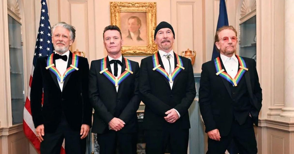 U2 recebe homenagem no Kennedy Center Honors; veja fotos e vídeos