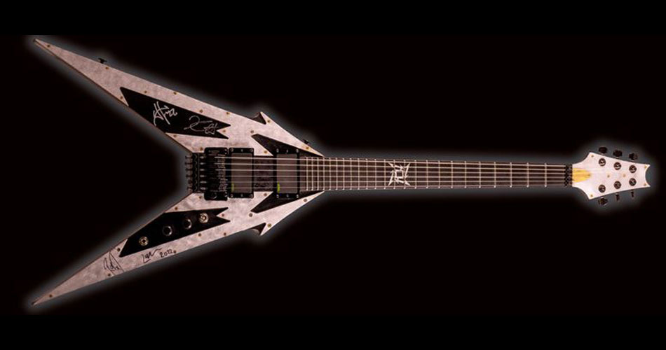 Metallica anuncia sorteio beneficente de guitarra “Flying M” personalizada