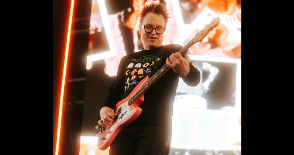 Blink-182: Mark Hoppus celebra sua vitória contra o câncer em novo show em Coachella