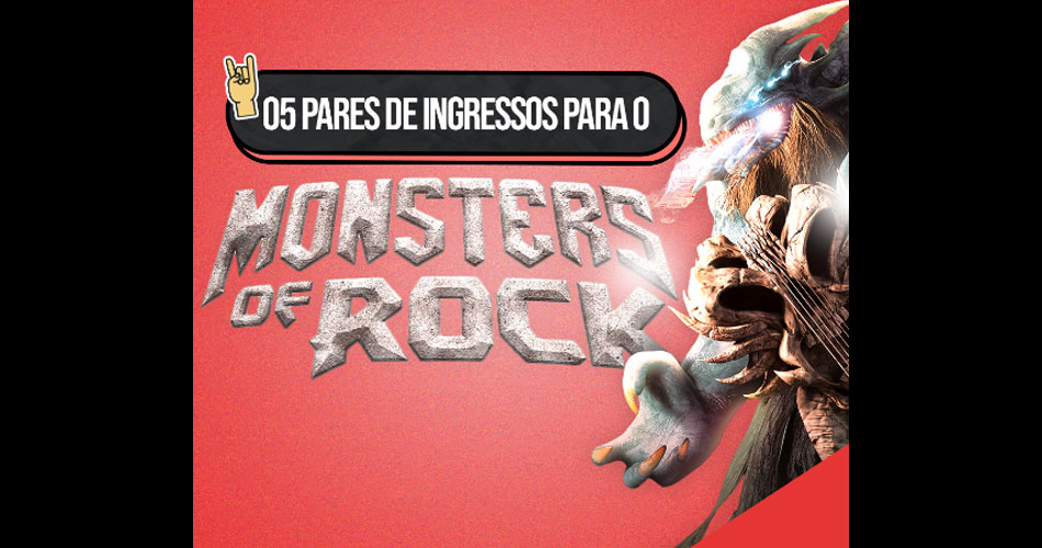 Ingressos para o Monsters Of Rock