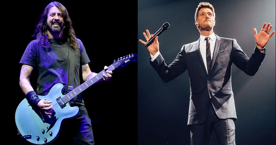 Foo Fighters convida Michael Bublé para performance ao vivo de “Haven’t Met You Yet”