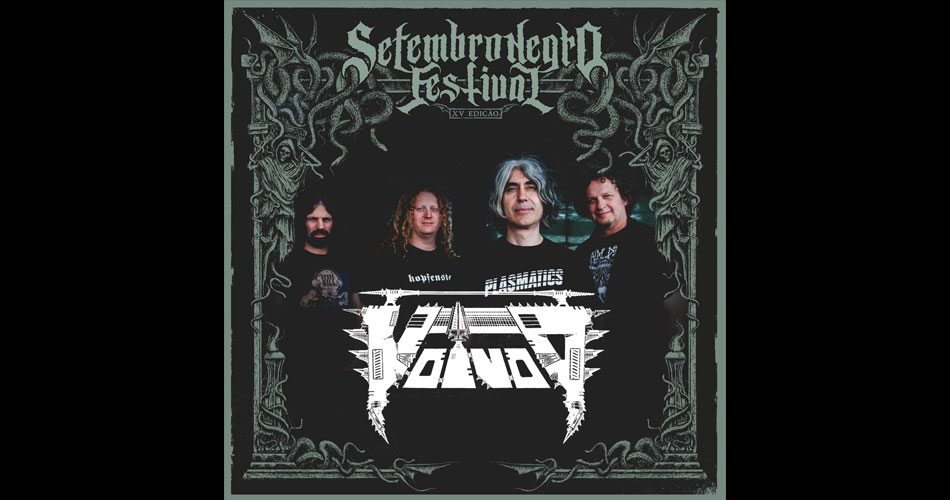 Voivod: artista brasileiro faz arte exclusiva para merchan em pré-festa do Setembro Negro