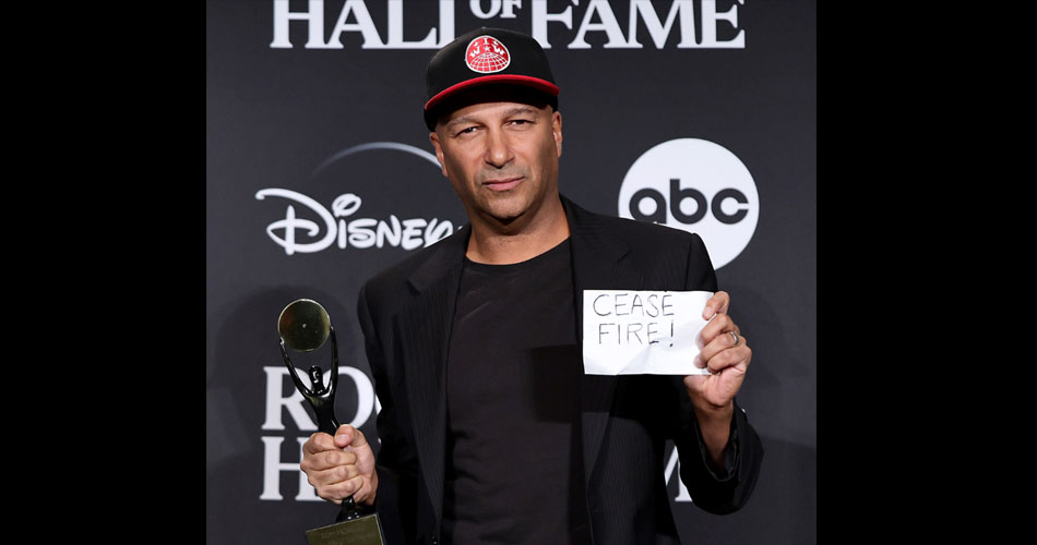 Representado por Tom Morello, Rage Against The Machine entra no Hall da Fama do Rock