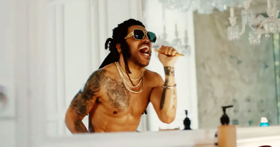 Lenny Kravitz ficou sabendo que apareceria pelado em videoclipe só no momento da gravação