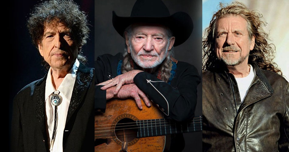 Festival de Willie Nelson reúne Bob Dylan e Robert Plant