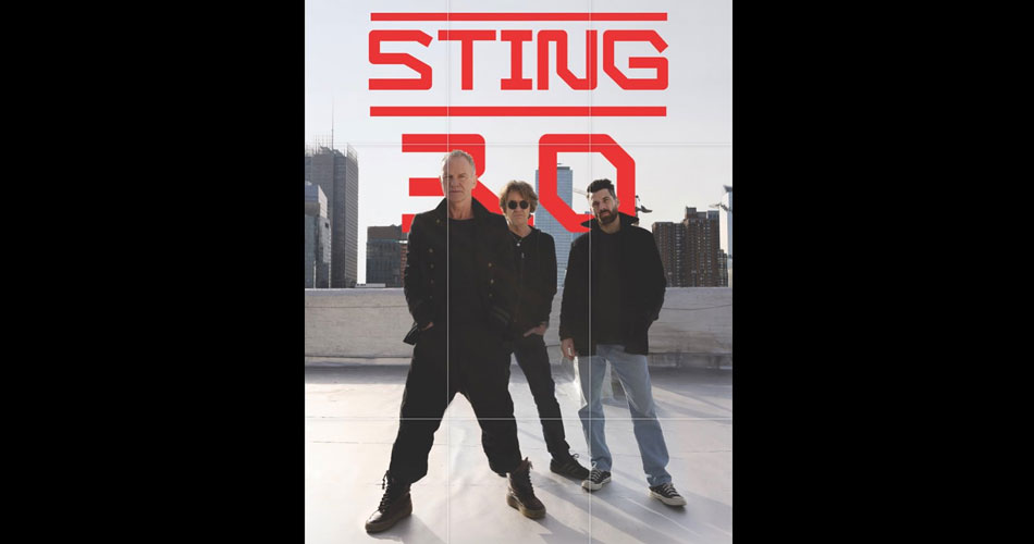 Sting disponibiliza música inédita e anuncia seu trio 3.0